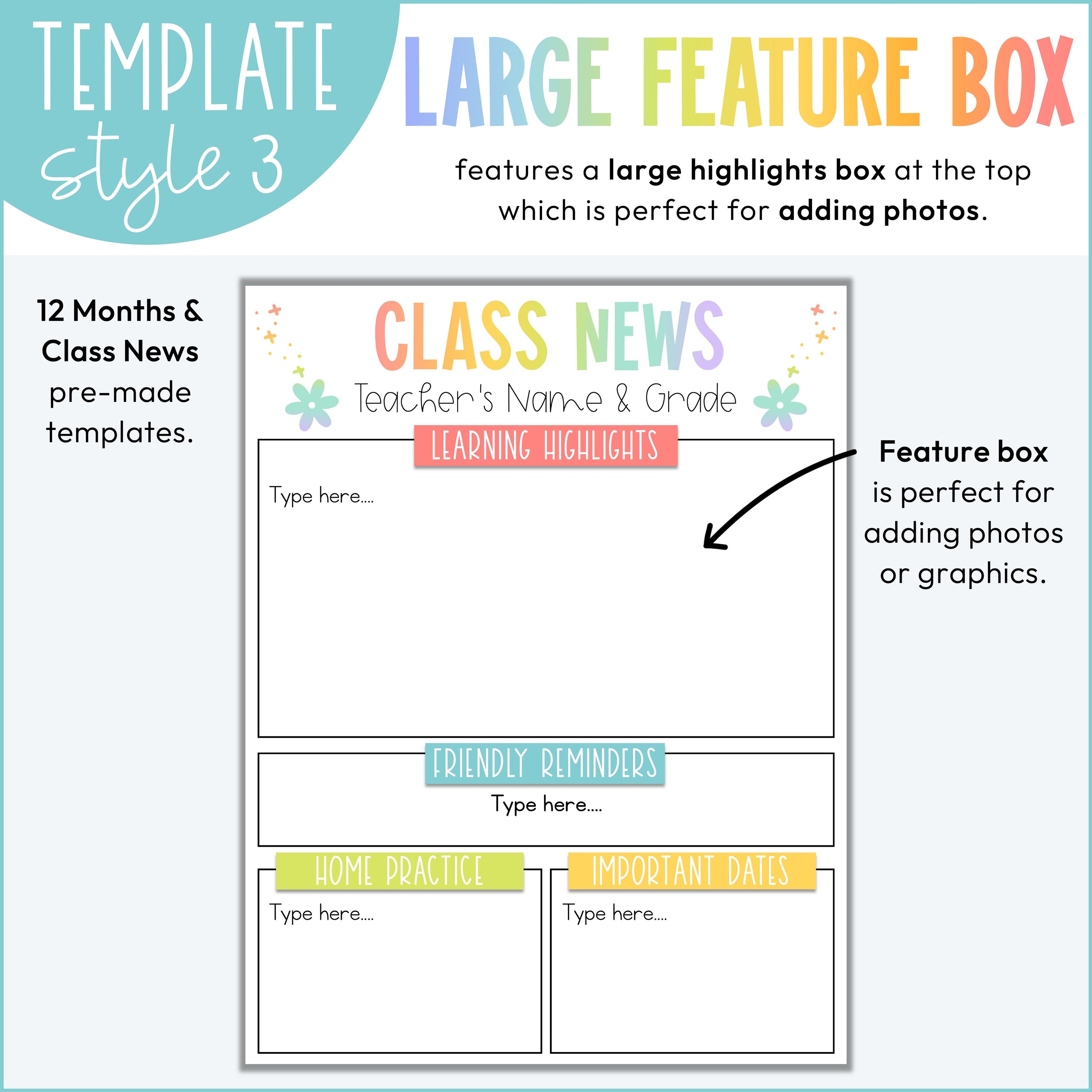 Monthly Newsletters and Weekly Newsletter Templates Editable