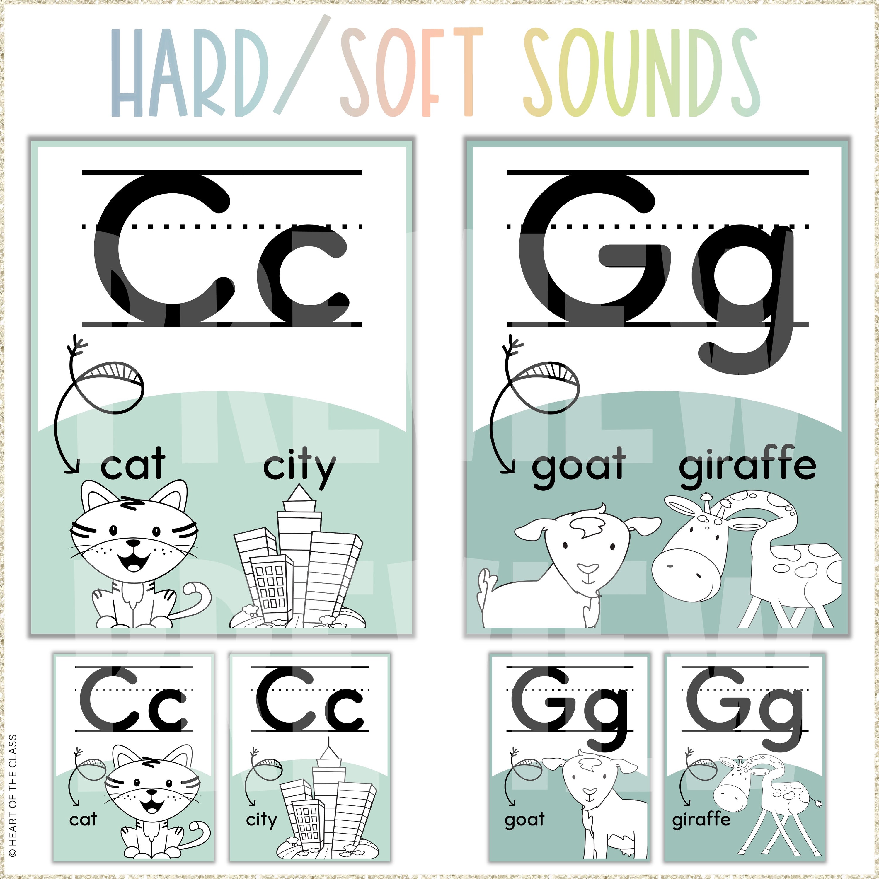 Hello Calm Alphabet Posters
