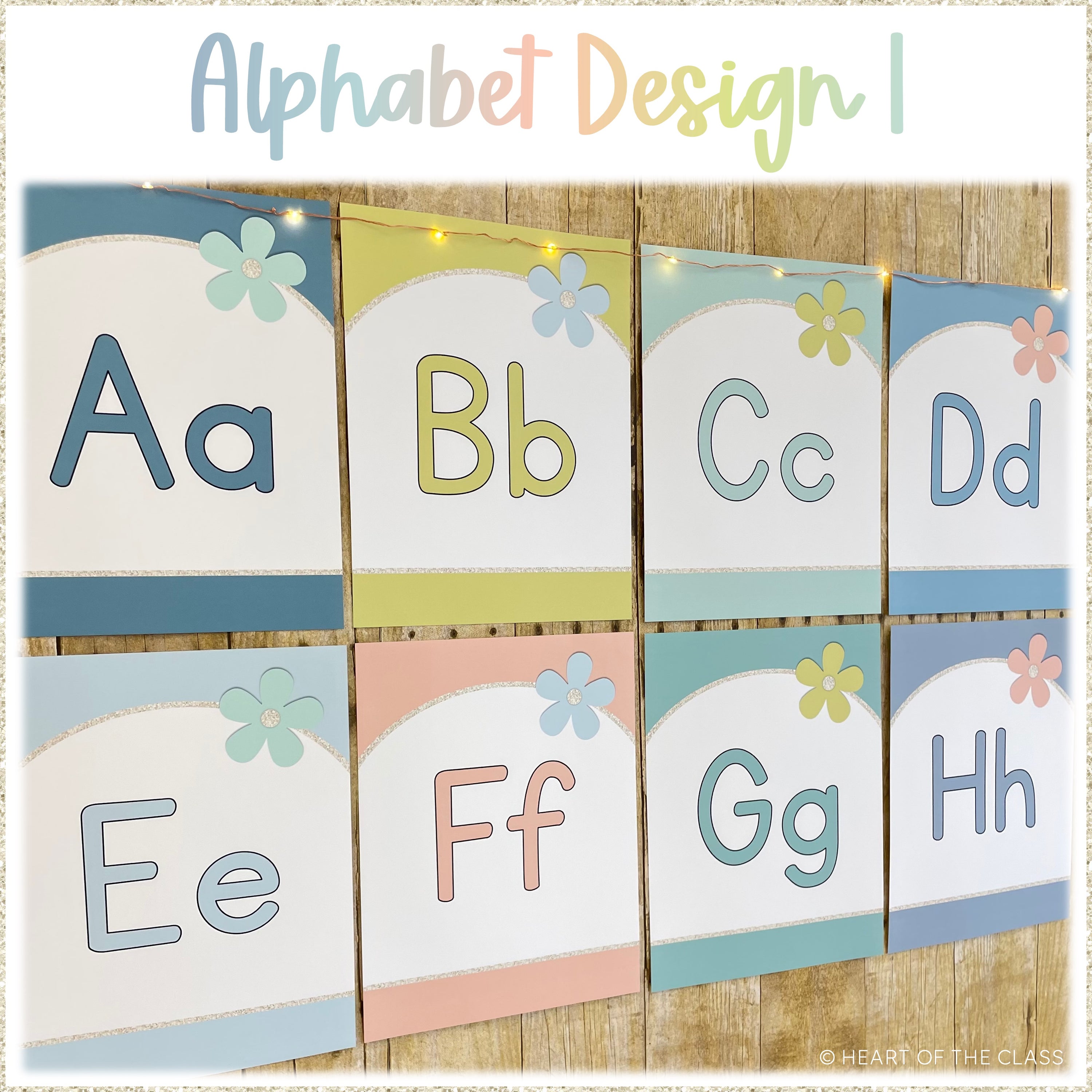 Hello Calm Alphabet Posters