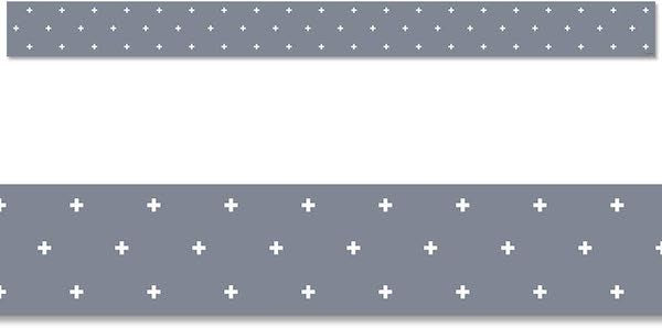 Calm & Cool Swiss Cross Bulletin Board Borders