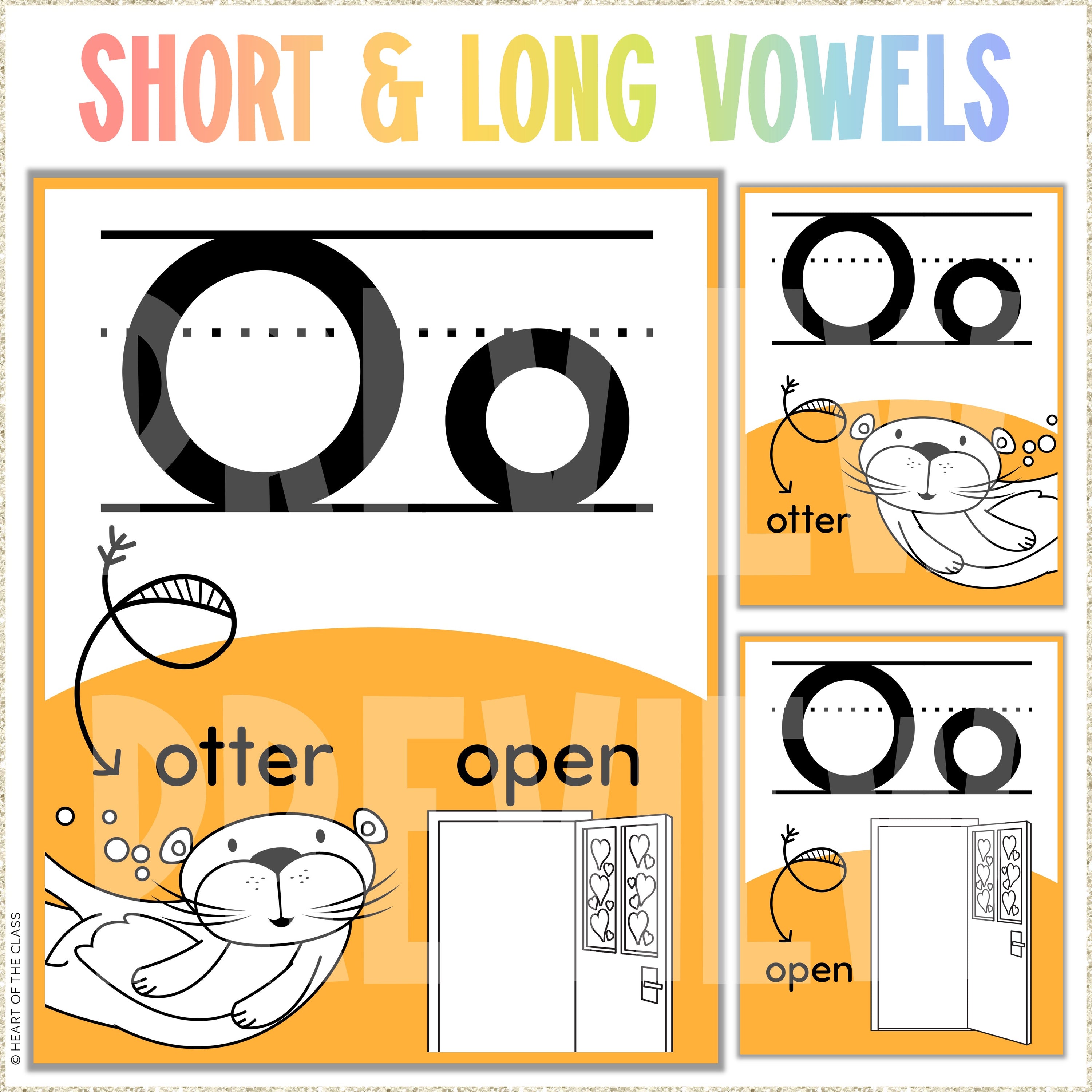 Hello Brights Alphabet Posters