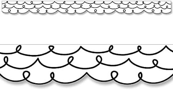 Loop de Loop Squiggles Border