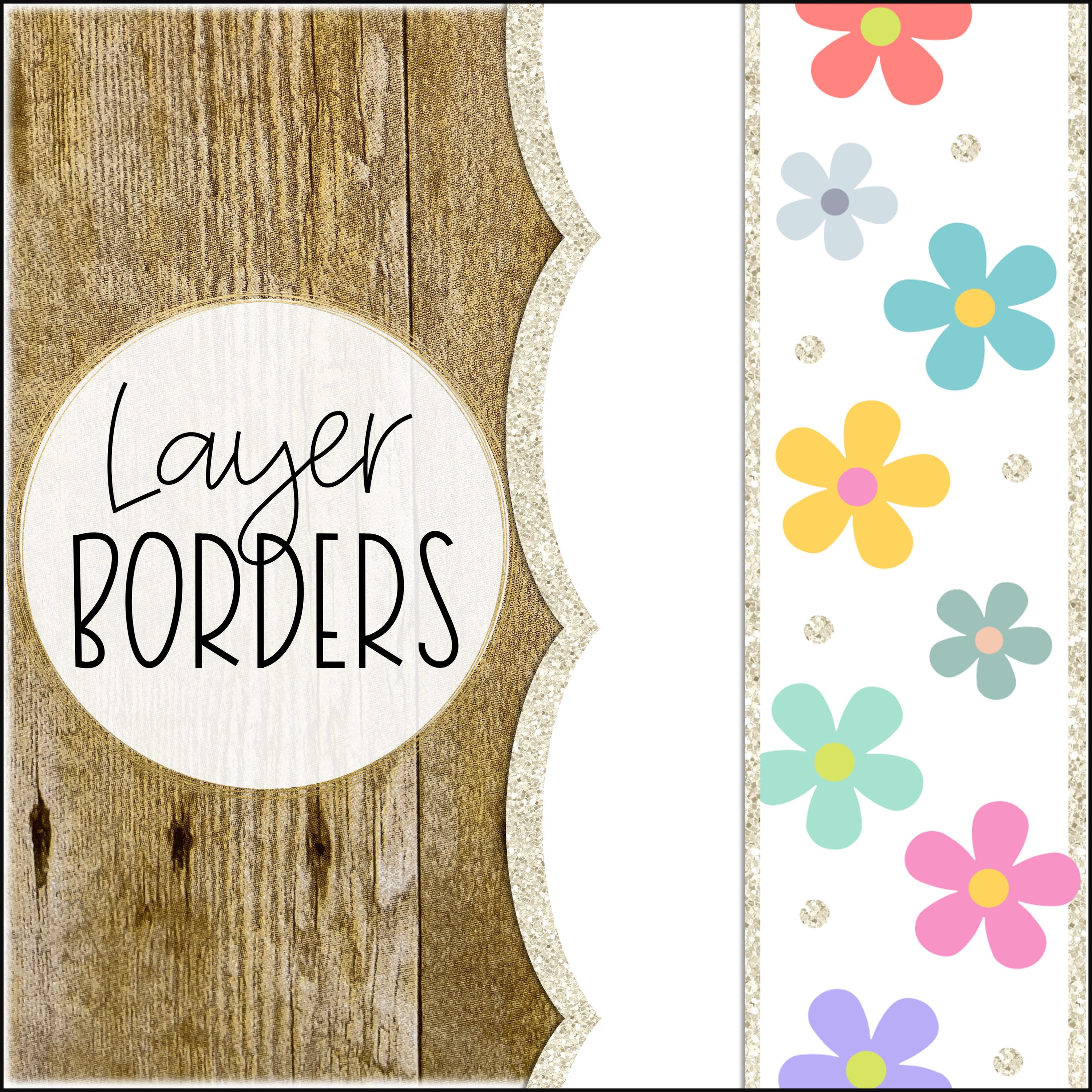 Hello Brights Printable Classroom Borders