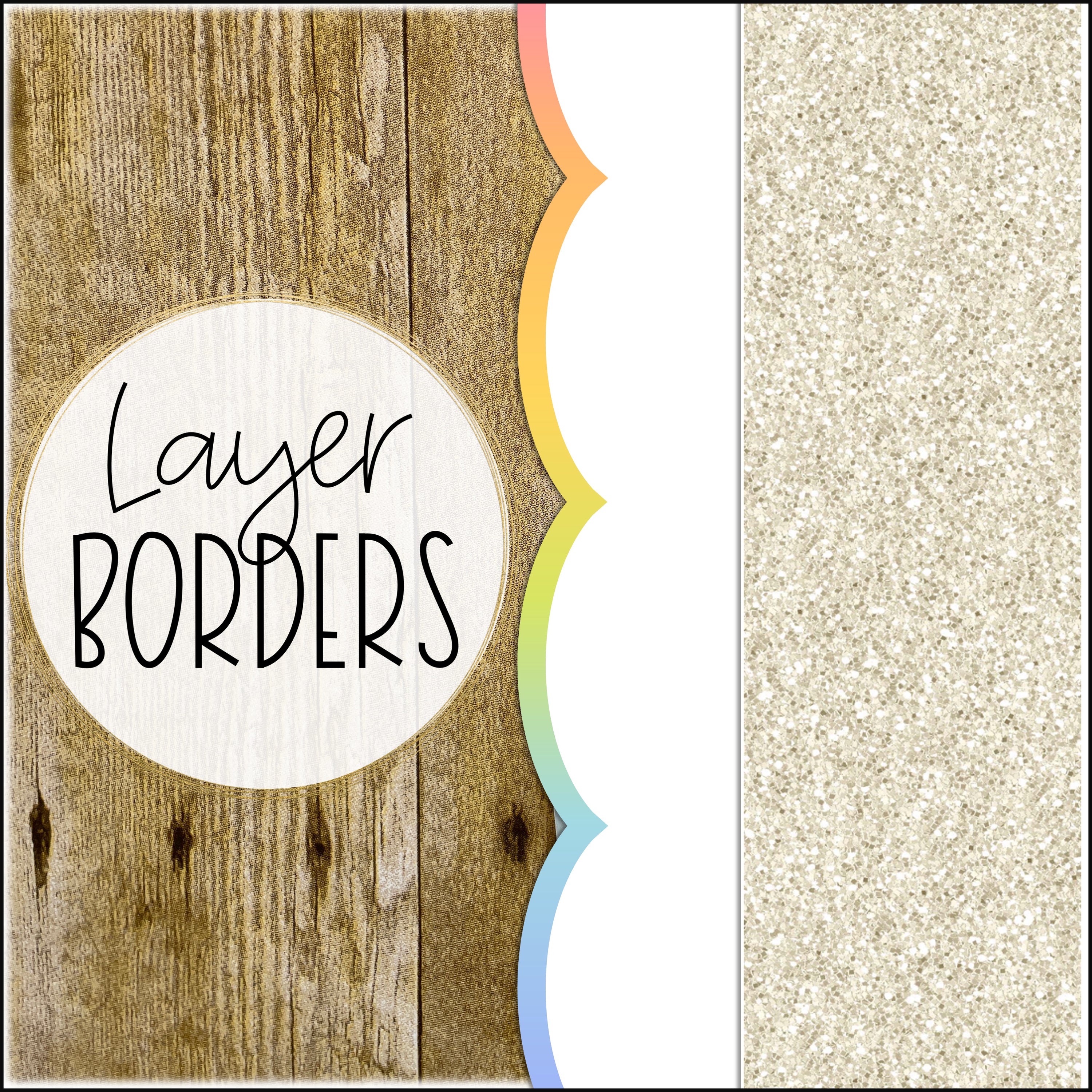 Hello Brights Printable Classroom Borders
