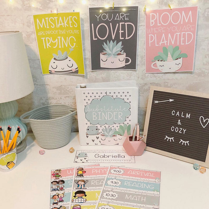 Calm Cozy Classroom Decor Bundle