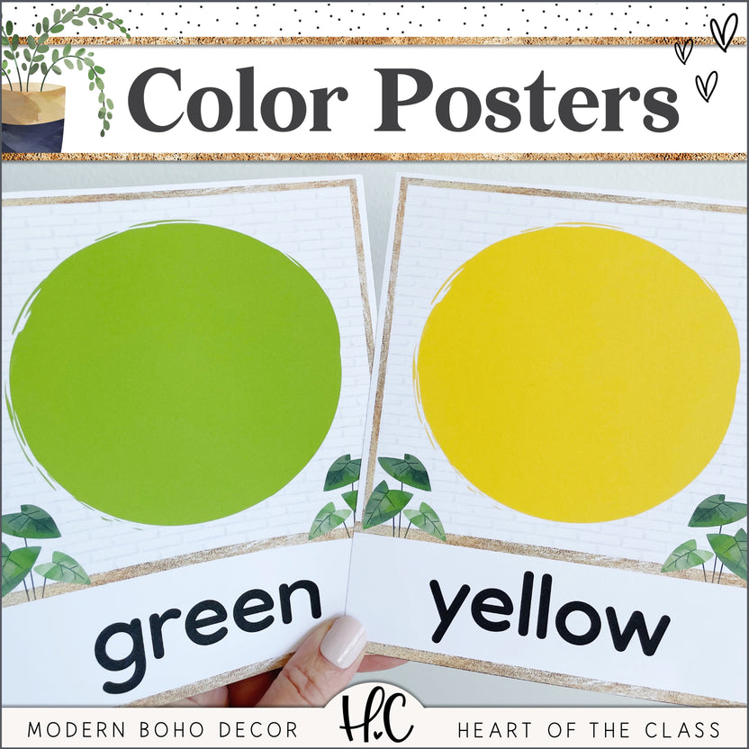 Modern Boho Classroom Decor – Heart of the Class