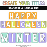 Seasonal Bulletin Board Ideas with Printable Bulletin Board Tiles