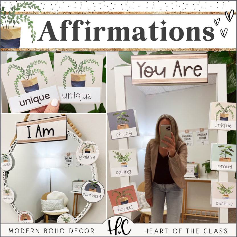Modern Boho Classroom Decor – Heart of the Class