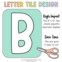 Printable Bulletin Board Letter Tiles are Quick and Easy to Cut
