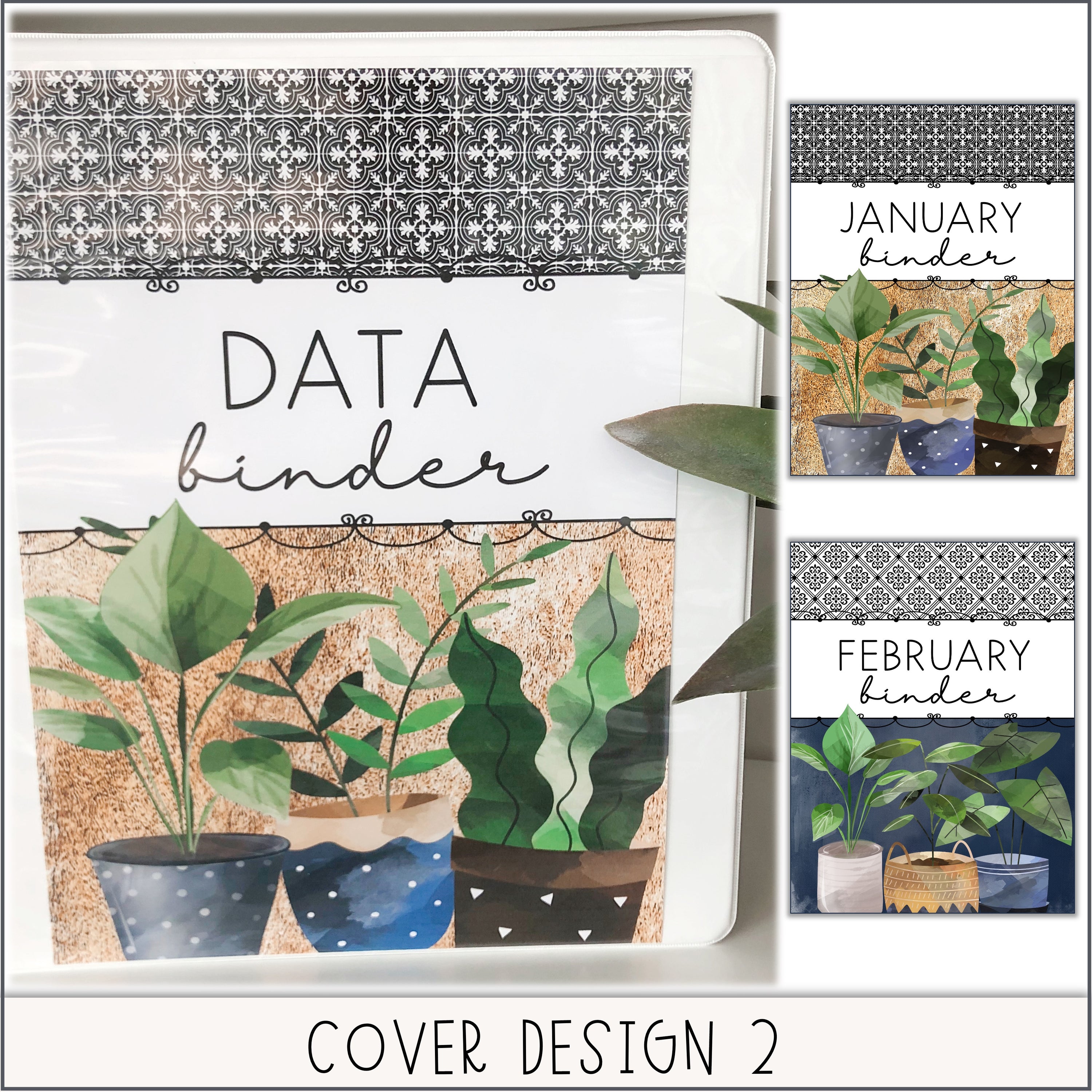 Modern Boho Binder Covers