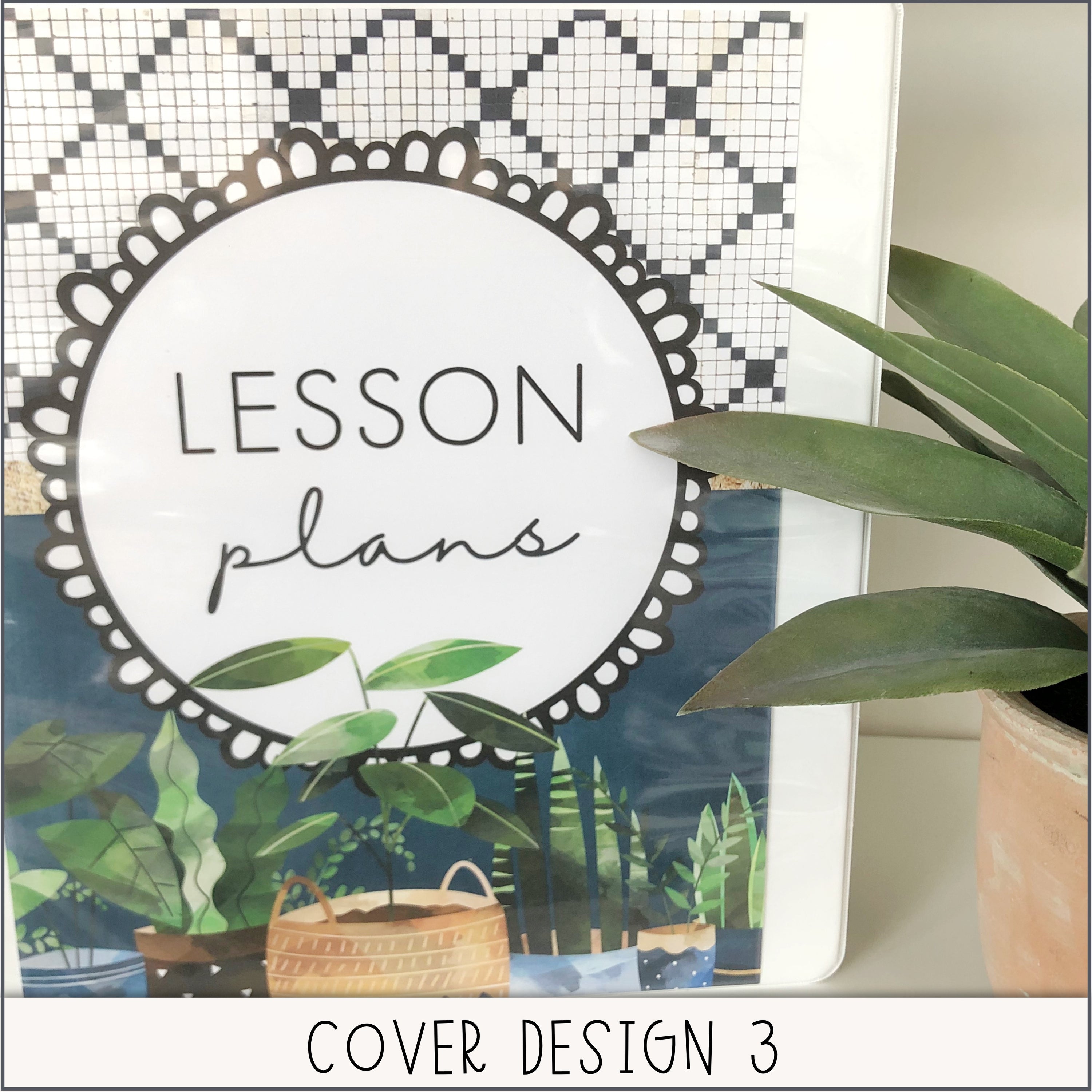 Modern Boho Binder Covers