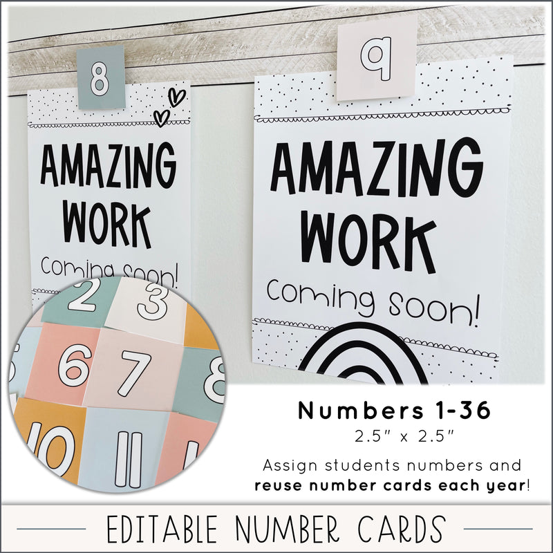 Boho Rainbow Amazing Work Coming Soon – Heart of the Class