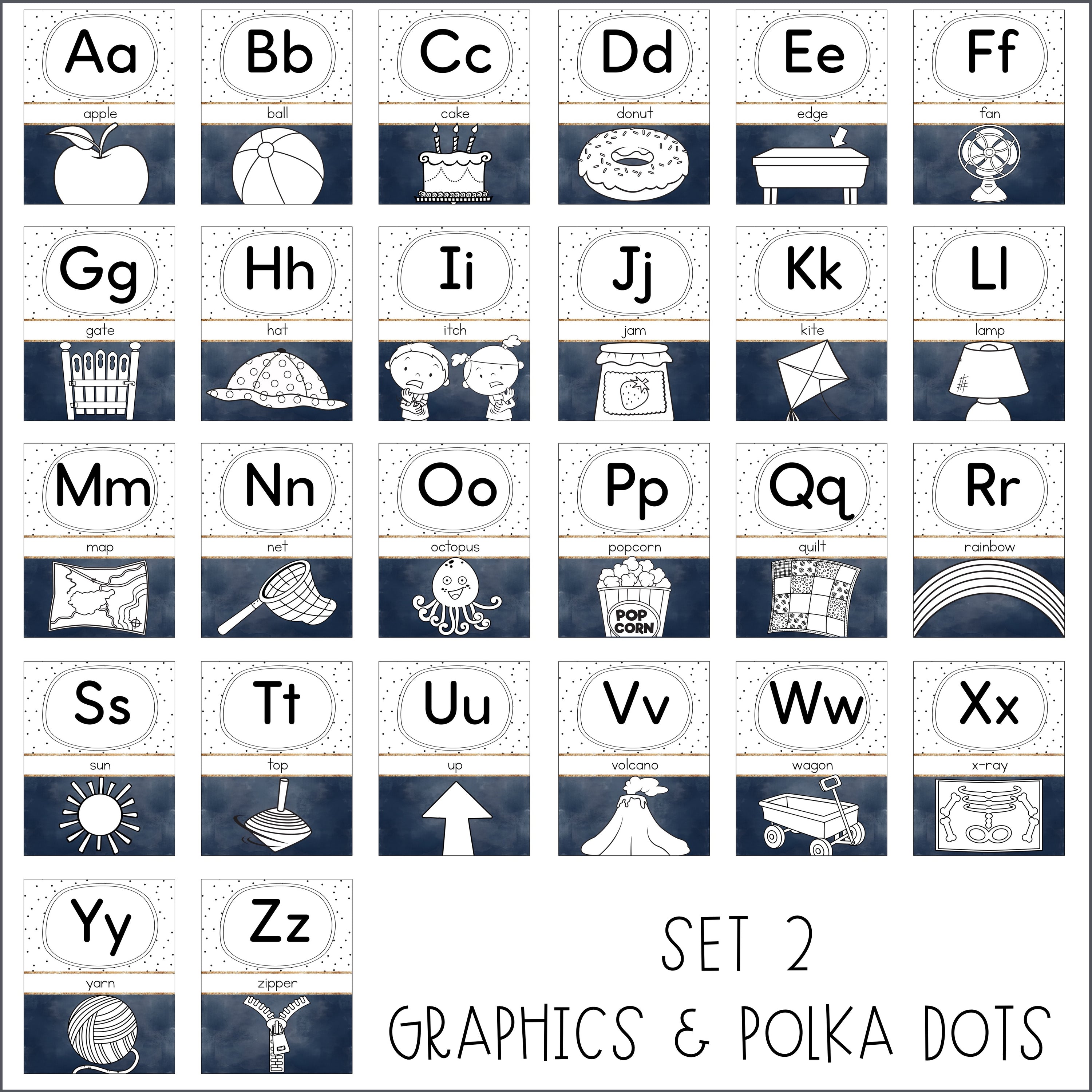 Modern Boho Alphabet Posters