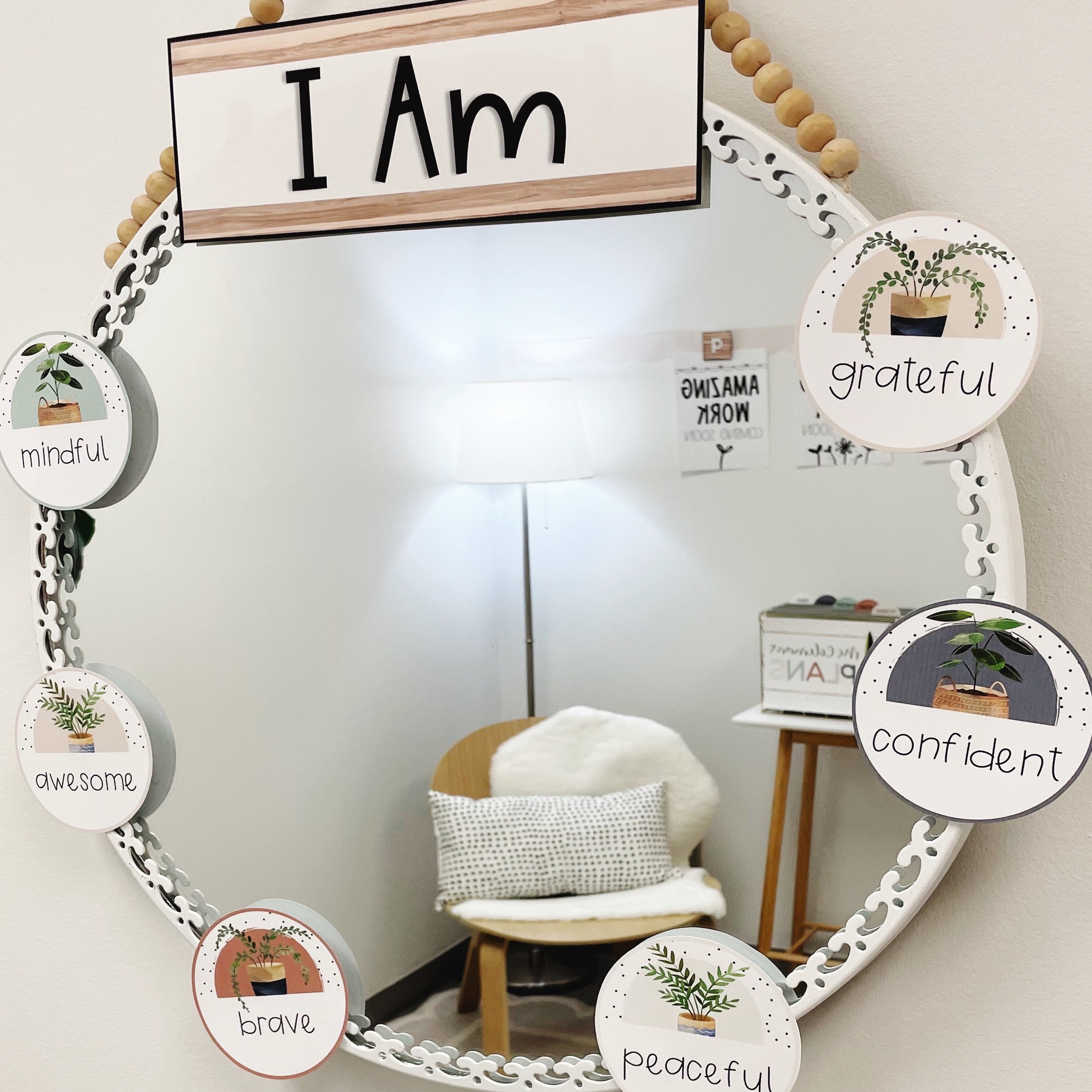 Modern Boho Affirmation Station