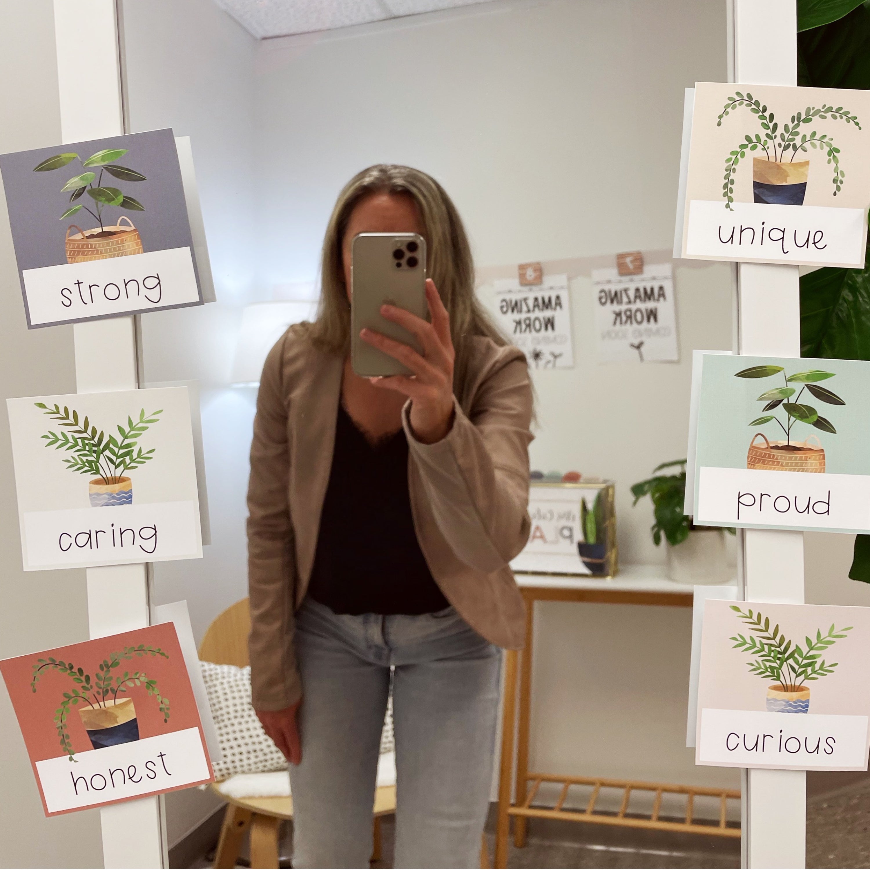 Modern Boho Affirmation Station