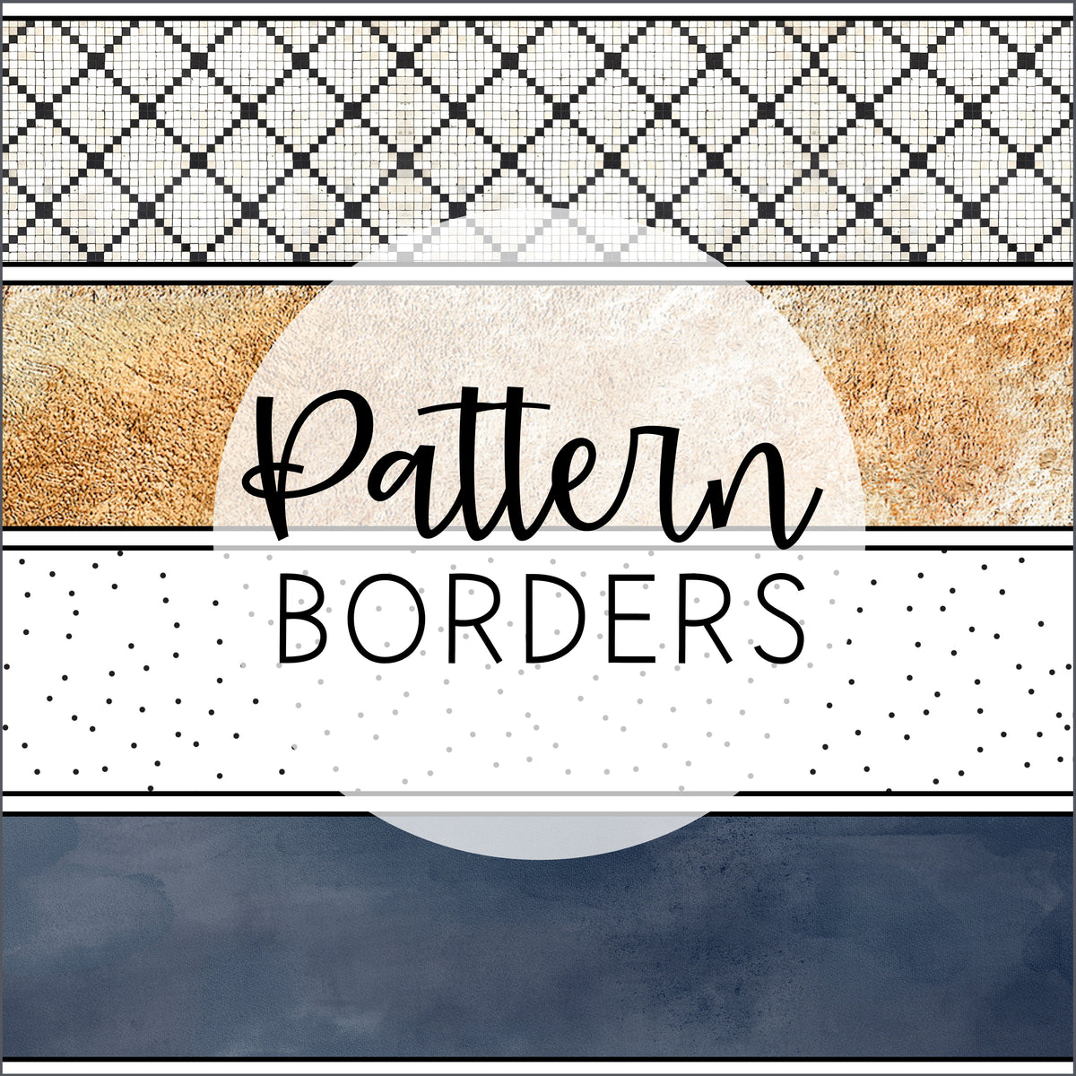 Modern Boho Printable Borders – Heart of the Class